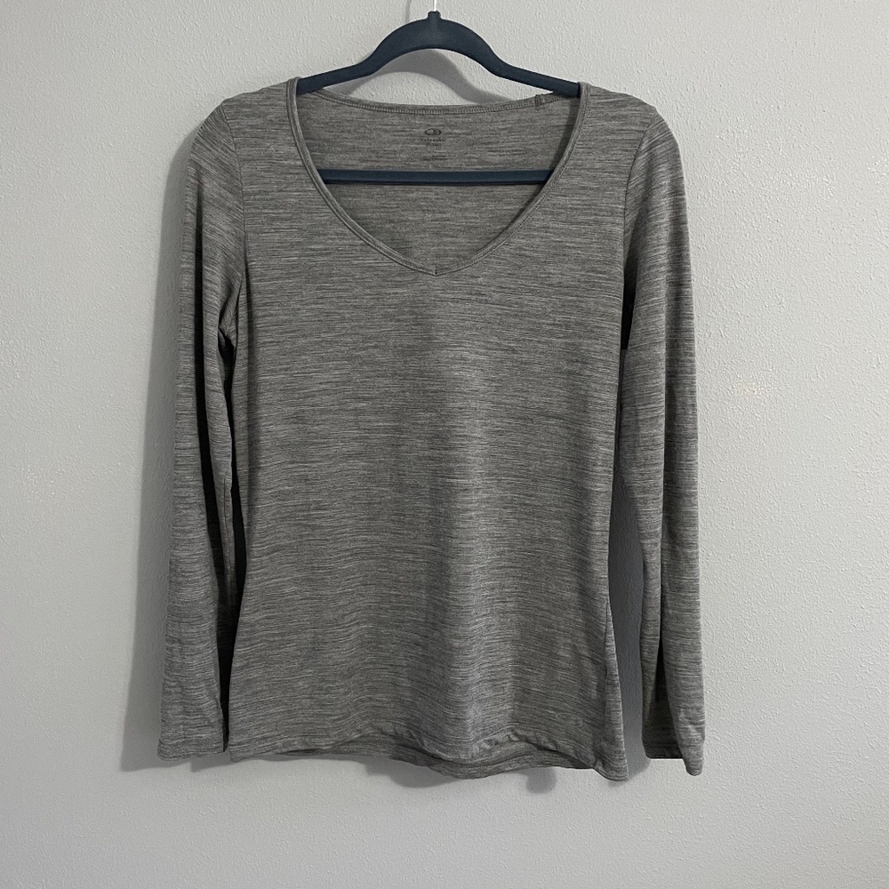Icebreaker Siren Sweetheart- Grey (L)